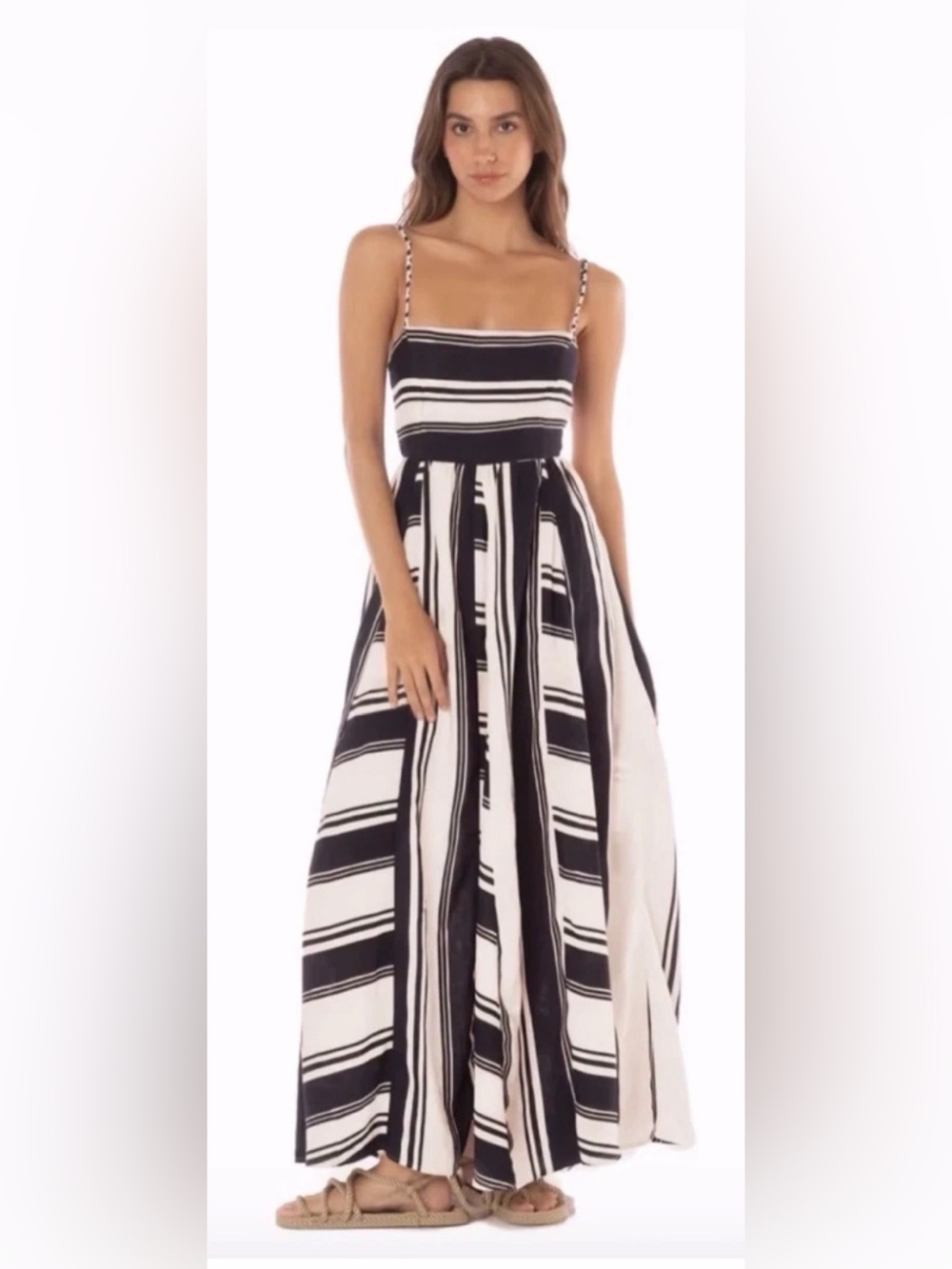 Anthropologie Maaji Linen Midi Dress